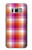 S3941 LGBT レズビアン プライド フラグ チェック柄 LGBT Lesbian Pride Flag Plaid Samsung Galaxy S8 バックケース、フリップケース・カバー