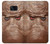 S3940 レザーマッドフェイスグラフィックペイント Leather Mad Face Graphic Paint Samsung Galaxy S7 バックケース、フリップケース・カバー