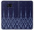 S3950 テキスタイル タイ ブルー パターン Textile Thai Blue Pattern Samsung Galaxy S7 バックケース、フリップケース・カバー