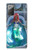 S3912 可愛いリトルマーメイド アクアスパ Cute Little Mermaid Aqua Spa Samsung Galaxy Note 20 バックケース、フリップケース・カバー