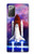 S3913 カラフルな星雲スペースシャトル Colorful Nebula Space Shuttle Samsung Galaxy Note 20 バックケース、フリップケース・カバー