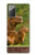 S3917 カピバラの家族 巨大モルモット Capybara Family Giant Guinea Pig Samsung Galaxy Note 20 バックケース、フリップケース・カバー