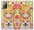 S3918 赤ちゃんコーギー犬コーギー女の子キャンディー Baby Corgi Dog Corgi Girl Candy Samsung Galaxy Note 20 バックケース、フリップケース・カバー