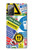 S3960 安全標識ステッカー コラージュ Safety Signs Sticker Collage Samsung Galaxy Note 20 バックケース、フリップケース・カバー