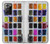 S3956 水彩パレットボックスグラフィック Watercolor Palette Box Graphic Samsung Galaxy Note 20 Ultra, Ultra 5G バックケース、フリップケース・カバー