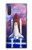 S3913 カラフルな星雲スペースシャトル Colorful Nebula Space Shuttle Samsung Galaxy Note 10 バックケース、フリップケース・カバー