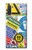 S3960 安全標識ステッカー コラージュ Safety Signs Sticker Collage Samsung Galaxy Note 10 バックケース、フリップケース・カバー