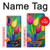 S3926 カラフルなチューリップの油絵 Colorful Tulip Oil Painting Samsung Galaxy Note 10 Plus バックケース、フリップケース・カバー