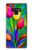 S3926 カラフルなチューリップの油絵 Colorful Tulip Oil Painting Note 9 Samsung Galaxy Note9 バックケース、フリップケース・カバー