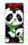 S3929 竹を食べるかわいいパンダ Cute Panda Eating Bamboo Note 9 Samsung Galaxy Note9 バックケース、フリップケース・カバー
