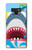 S3947 サメのヘリコプターの漫画 Shark Helicopter Cartoon Note 9 Samsung Galaxy Note9 バックケース、フリップケース・カバー