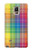 S3942 LGBTQ レインボーチェック柄タータンチェック LGBTQ Rainbow Plaid Tartan Samsung Galaxy Note 4 バックケース、フリップケース・カバー