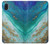 S3920 抽象的なオーシャンブルー色混合エメラルド Abstract Ocean Blue Color Mixed Emerald Samsung Galaxy A10e バックケース、フリップケース・カバー