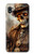 S3949 スチームパンクなスカルの喫煙 Steampunk Skull Smoking Samsung Galaxy A10e バックケース、フリップケース・カバー