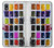 S3956 水彩パレットボックスグラフィック Watercolor Palette Box Graphic Samsung Galaxy A10 バックケース、フリップケース・カバー