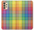 S3942 LGBTQ レインボーチェック柄タータンチェック LGBTQ Rainbow Plaid Tartan Samsung Galaxy A13 4G バックケース、フリップケース・カバー