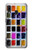 S3956 水彩パレットボックスグラフィック Watercolor Palette Box Graphic Samsung Galaxy A20, Galaxy A30 バックケース、フリップケース・カバー