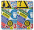 S3960 安全標識ステッカー コラージュ Safety Signs Sticker Collage Samsung Galaxy A20, Galaxy A30 バックケース、フリップケース・カバー