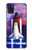 S3913 カラフルな星雲スペースシャトル Colorful Nebula Space Shuttle Samsung Galaxy A21s バックケース、フリップケース・カバー