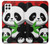 S3929 竹を食べるかわいいパンダ Cute Panda Eating Bamboo Samsung Galaxy A22 4G バックケース、フリップケース・カバー