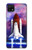 S3913 カラフルな星雲スペースシャトル Colorful Nebula Space Shuttle Samsung Galaxy A22 5G バックケース、フリップケース・カバー