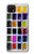 S3956 水彩パレットボックスグラフィック Watercolor Palette Box Graphic Samsung Galaxy A22 5G バックケース、フリップケース・カバー