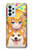 S3918 赤ちゃんコーギー犬コーギー女の子キャンディー Baby Corgi Dog Corgi Girl Candy Samsung Galaxy A23 バックケース、フリップケース・カバー