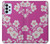 S3924 桜のピンクの背景 Cherry Blossom Pink Background Samsung Galaxy A23 バックケース、フリップケース・カバー