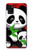 S3929 竹を食べるかわいいパンダ Cute Panda Eating Bamboo Samsung Galaxy A31 バックケース、フリップケース・カバー