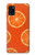 S3946 オレンジのシームレスなパターン Seamless Orange Pattern Samsung Galaxy A31 バックケース、フリップケース・カバー
