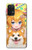 S3918 赤ちゃんコーギー犬コーギー女の子キャンディー Baby Corgi Dog Corgi Girl Candy Samsung Galaxy A32 5G バックケース、フリップケース・カバー