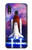 S3913 カラフルな星雲スペースシャトル Colorful Nebula Space Shuttle Samsung Galaxy A40 バックケース、フリップケース・カバー