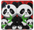 S3929 竹を食べるかわいいパンダ Cute Panda Eating Bamboo Samsung Galaxy A40 バックケース、フリップケース・カバー