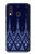 S3950 テキスタイル タイ ブルー パターン Textile Thai Blue Pattern Samsung Galaxy A40 バックケース、フリップケース・カバー