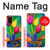 S3926 カラフルなチューリップの油絵 Colorful Tulip Oil Painting Samsung Galaxy A41 バックケース、フリップケース・カバー