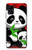 S3929 竹を食べるかわいいパンダ Cute Panda Eating Bamboo Samsung Galaxy A41 バックケース、フリップケース・カバー