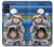 S3915 アライグマの女子 赤ちゃんナマケモノ宇宙飛行士スーツ Raccoon Girl Baby Sloth Astronaut Suit Samsung Galaxy A51 5G バックケース、フリップケース・カバー