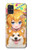 S3918 赤ちゃんコーギー犬コーギー女の子キャンディー Baby Corgi Dog Corgi Girl Candy Samsung Galaxy A51 5G バックケース、フリップケース・カバー
