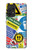 S3960 安全標識ステッカー コラージュ Safety Signs Sticker Collage Samsung Galaxy A52, Galaxy A52 5G バックケース、フリップケース・カバー