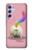 S3923 猫のお尻の虹のしっぽ Cat Bottom Rainbow Tail Samsung Galaxy A54 5G バックケース、フリップケース・カバー