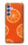 S3946 オレンジのシームレスなパターン Seamless Orange Pattern Samsung Galaxy A54 5G バックケース、フリップケース・カバー