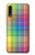 S3942 LGBTQ レインボーチェック柄タータンチェック LGBTQ Rainbow Plaid Tartan Samsung Galaxy A70 バックケース、フリップケース・カバー