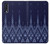 S3950 テキスタイル タイ ブルー パターン Textile Thai Blue Pattern Samsung Galaxy A70 バックケース、フリップケース・カバー
