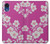 S3924 桜のピンクの背景 Cherry Blossom Pink Background Samsung Galaxy A03 Core バックケース、フリップケース・カバー