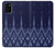 S3950 テキスタイル タイ ブルー パターン Textile Thai Blue Pattern Samsung Galaxy A03S バックケース、フリップケース・カバー