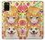 S3918 赤ちゃんコーギー犬コーギー女の子キャンディー Baby Corgi Dog Corgi Girl Candy Samsung Galaxy A02s, Galaxy M02s  (NOT FIT with Galaxy A02s Verizon SM-A025V) バックケース、フリップケース・カバー