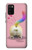 S3923 猫のお尻の虹のしっぽ Cat Bottom Rainbow Tail Samsung Galaxy A02s, Galaxy M02s  (NOT FIT with Galaxy A02s Verizon SM-A025V) バックケース、フリップケース・カバー