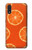S3946 オレンジのシームレスなパターン Seamless Orange Pattern Samsung Galaxy A01 バックケース、フリップケース・カバー