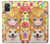 S3918 赤ちゃんコーギー犬コーギー女の子キャンディー Baby Corgi Dog Corgi Girl Candy Samsung Galaxy A51 バックケース、フリップケース・カバー