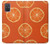 S3946 オレンジのシームレスなパターン Seamless Orange Pattern Samsung Galaxy A71 バックケース、フリップケース・カバー